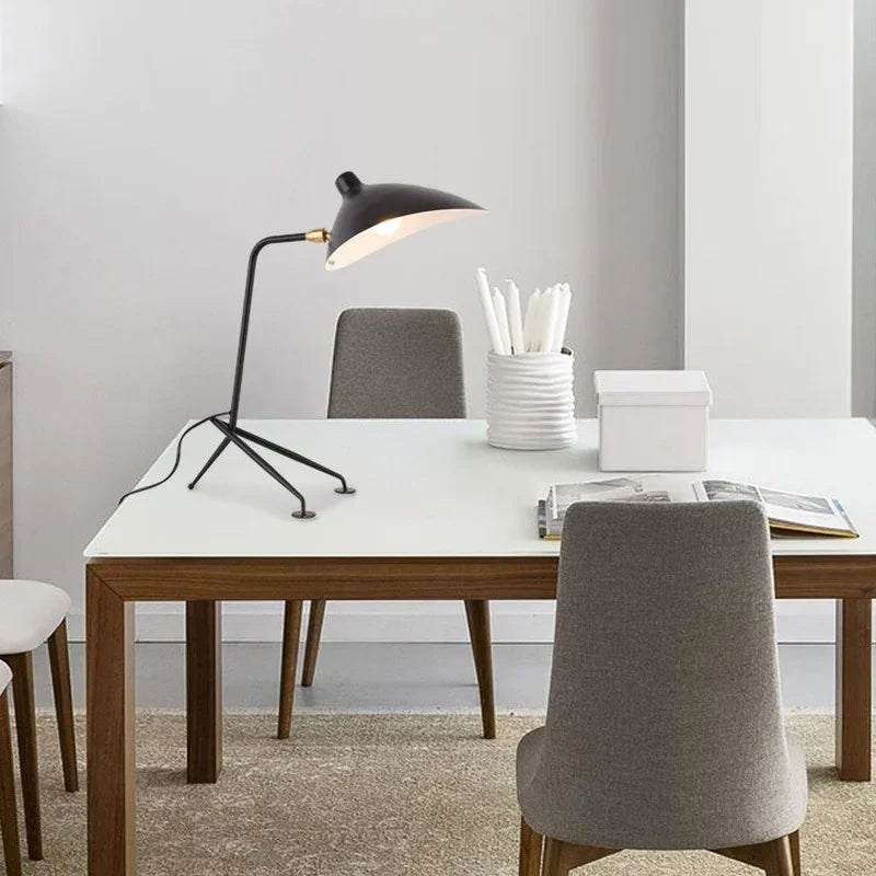 French Designer Tripod Table Lamps Desk Light for Study Reading Beside Bedroom