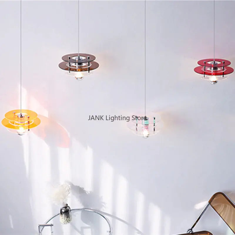 lustre led danois bauhaus ph médiéval ufo acrylique - vue 10 sur 10