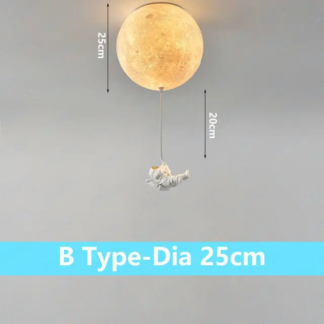 Plafonnier lunaire avec astronaute - vue 11 sur 15