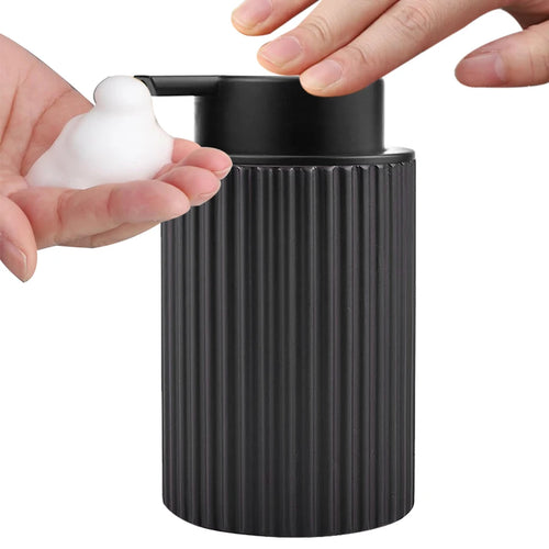 Hand Foaming Dispenser Bottle Durable Plastic Container for Foaming Facial Cleanser, Hand Soap, Shampoo, Shower Gel, Soap Bottle - vue 4 sur 12
