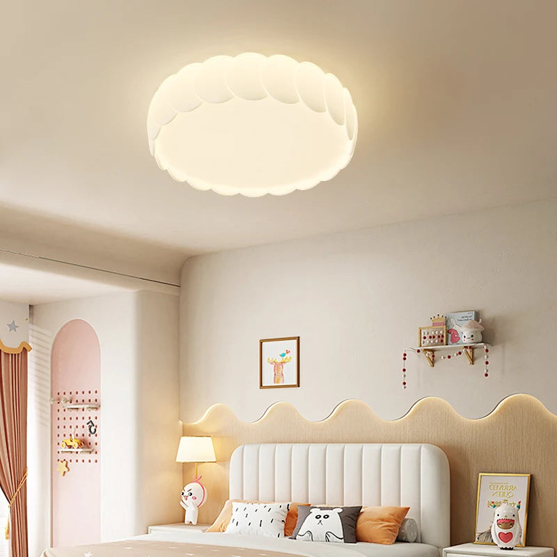 plafonnier cercle décoration éclairage simple design élégant moderne - vue 6 sur 8