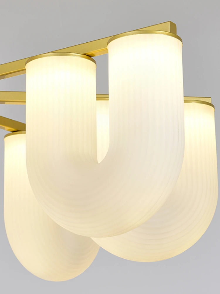 suspension led design nordique en fer pour intérieur moderne - vue 5 sur 10