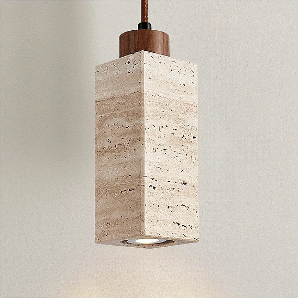 suspension en pierre lumineuse pour décoration intérieure moderne - vue 8 sur 8