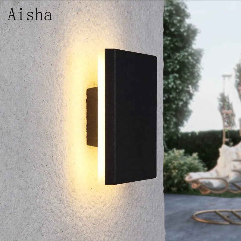 applique murale led créative et imperméable pour extérieur - vue 3 sur 11