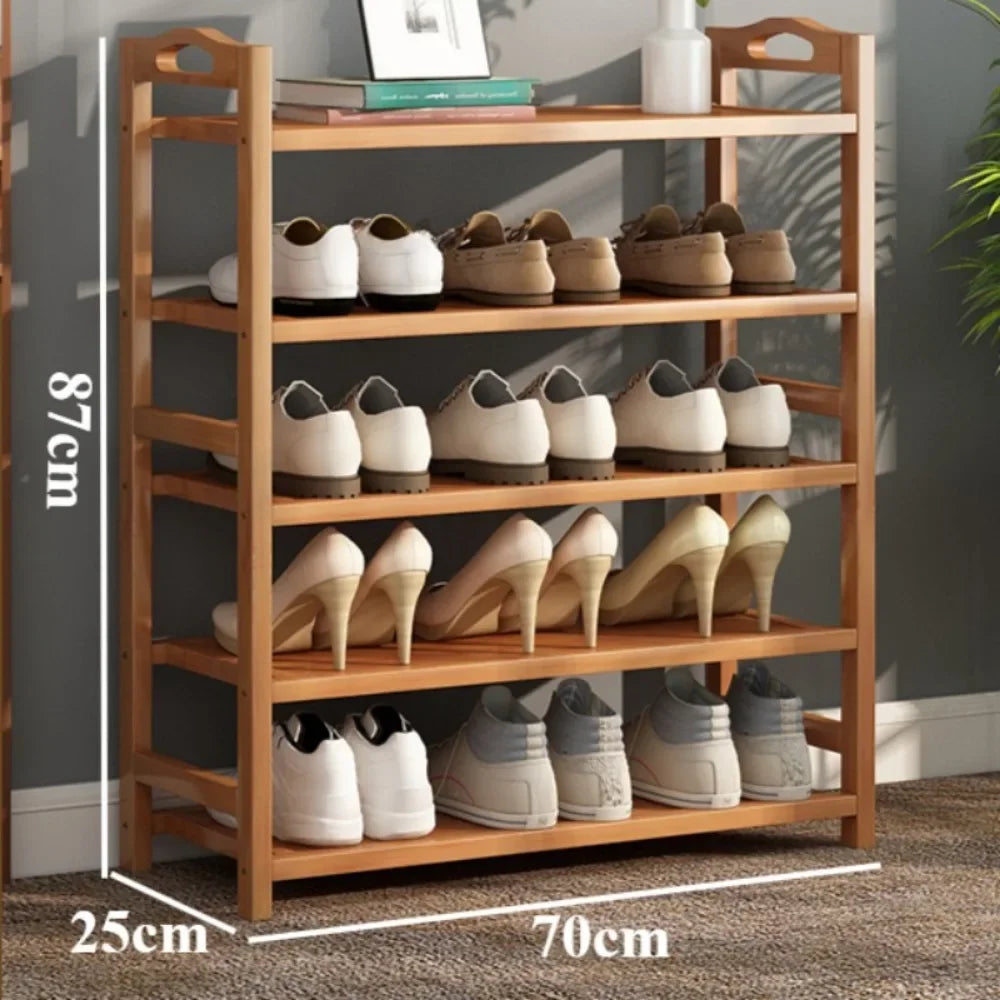étagère à chaussures intérieure 3 4 5 étages organisateur de rangement multicouche - vue 17 sur 17