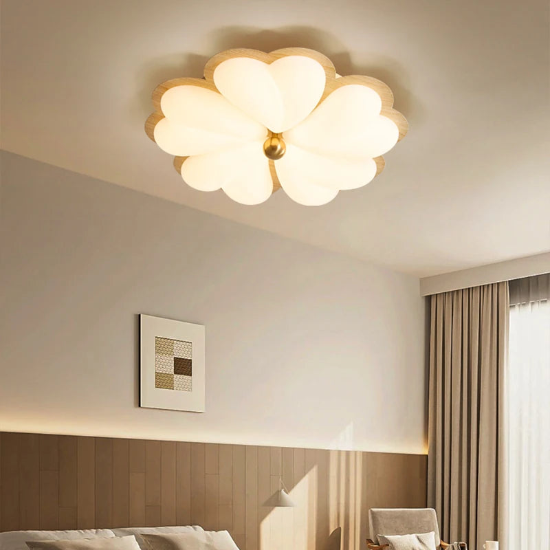 lampe à fleurs pour chambre d'enfant style princesse et étude