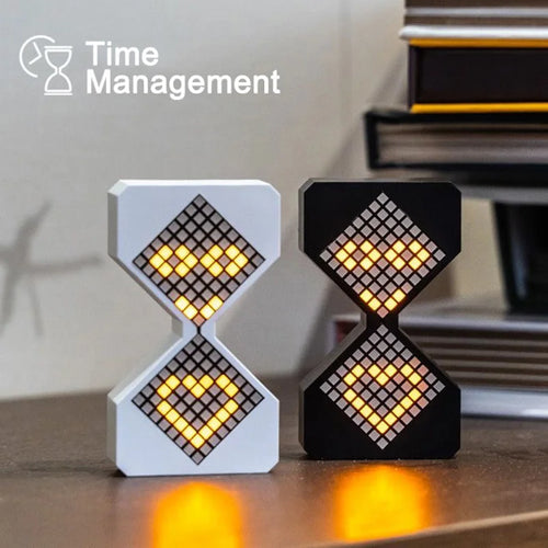 sablier électronique à led style cybernétique pour décoration et cadeaux - vue 3 sur 8