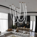 Minimalist nordic style silicone LED ceiling light 360 degrees