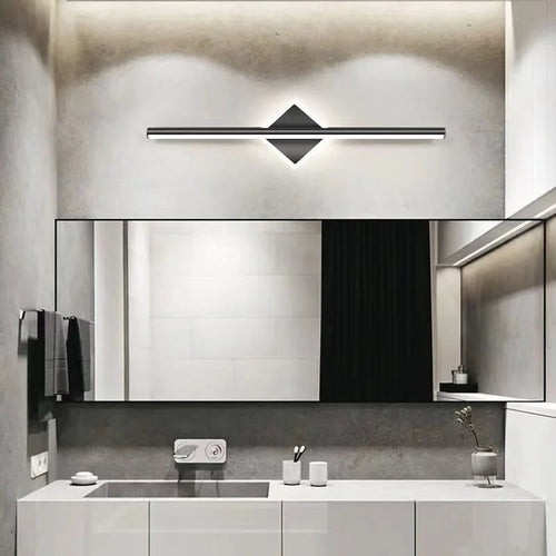 Applique murale LED suspendue au design doré - vue 4 sur 6