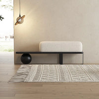 poufs nordiques en flanelle design créatif luxe pour intérieur