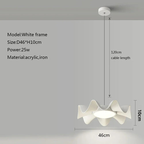 suspension à led moderne pour décoration intérieure nordique rétro