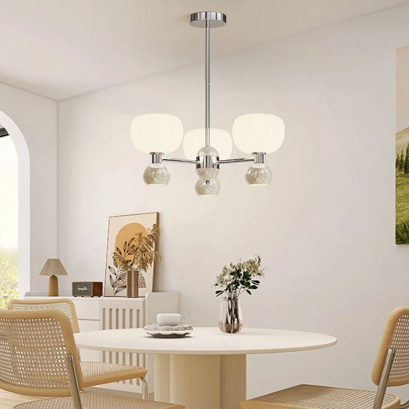 lustre led moderne haut bas éclairage intérieur suspendu - vue 4 sur 18