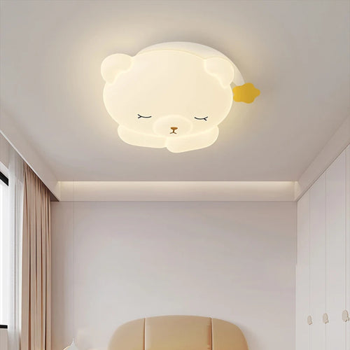 plafonnier ours mignon lampe pour chambre d'enfant moderne et romantique - vue 6 sur 9