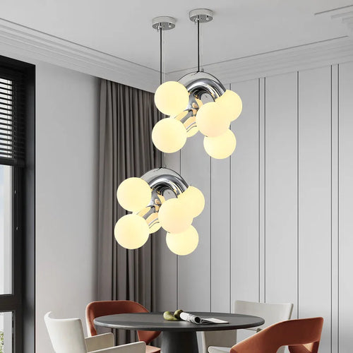 Creative minimalist retro chandelier for modern decor - vue 3 sur 14