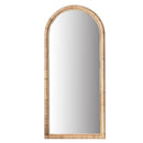 Full length mirror, floor mirror, girls' makeup, dressing, dressing, rattan net, Nordic fitting mirror, ins