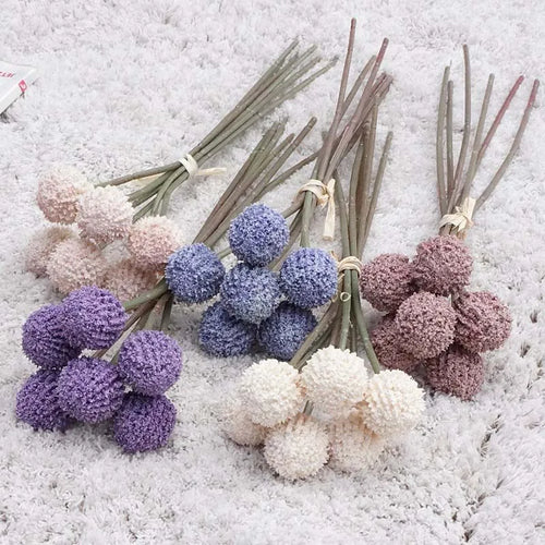 bouquet de fleurs artificielles en soie pour déco et événements - vue 2 sur 11