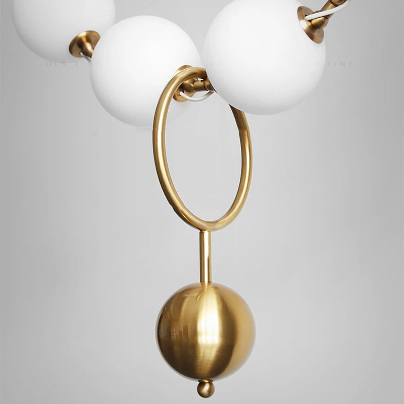 lustre nordique led acrylique pour décoration de maison - vue 6 sur 10