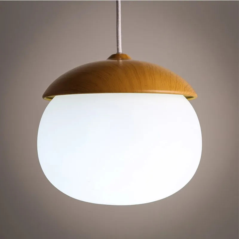 Suspension de lustre en grain de bois de style moderne nordique pour salon salle de réunion chambre luminaires intérieurs lampes suspendues - vue 4 sur 15