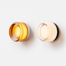 Nordic heavy glass wall light by Danish designer