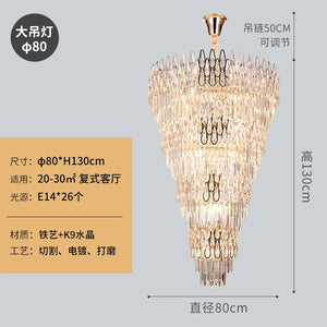 Crystal chandelier for elegant and modern lighting