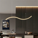 Modern minimalist crystal LED chandelier for home decor
