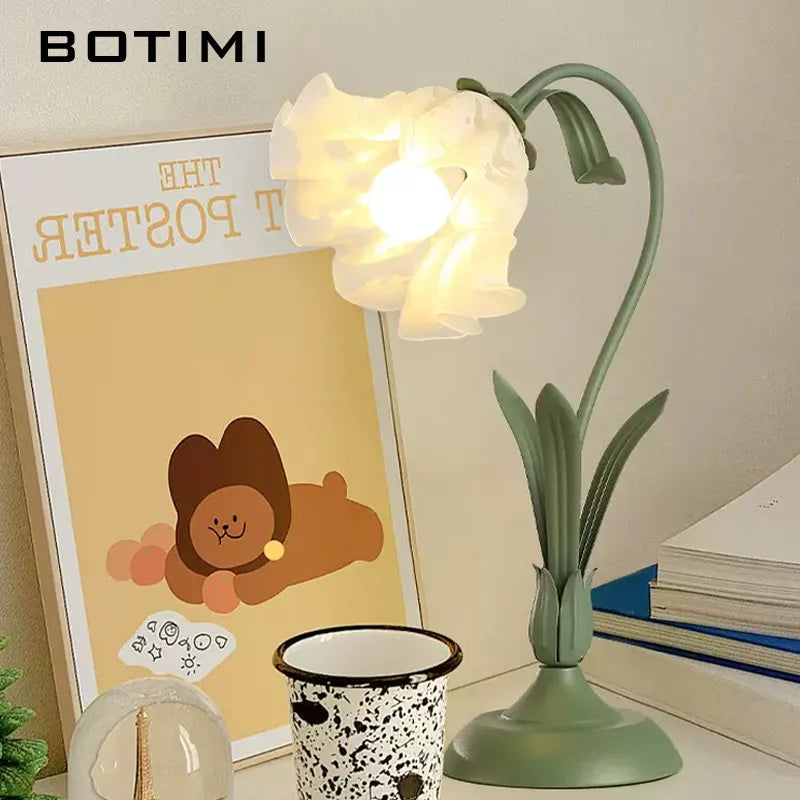 botimi lumière rétro campagne verre fleur décor maison - vue 5 sur 8