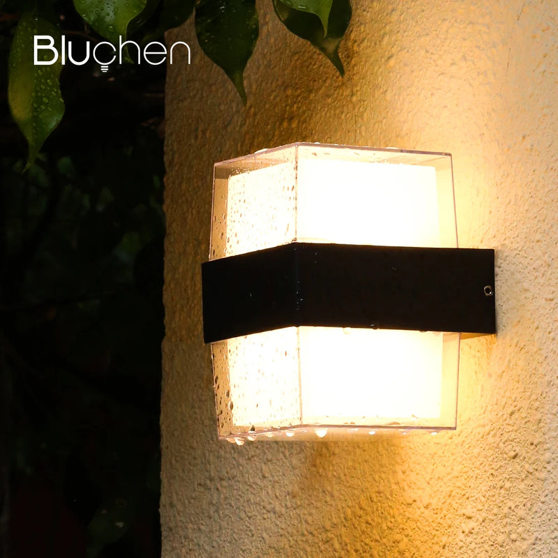 applique murale led étanche moderne pour jardin extérieur
