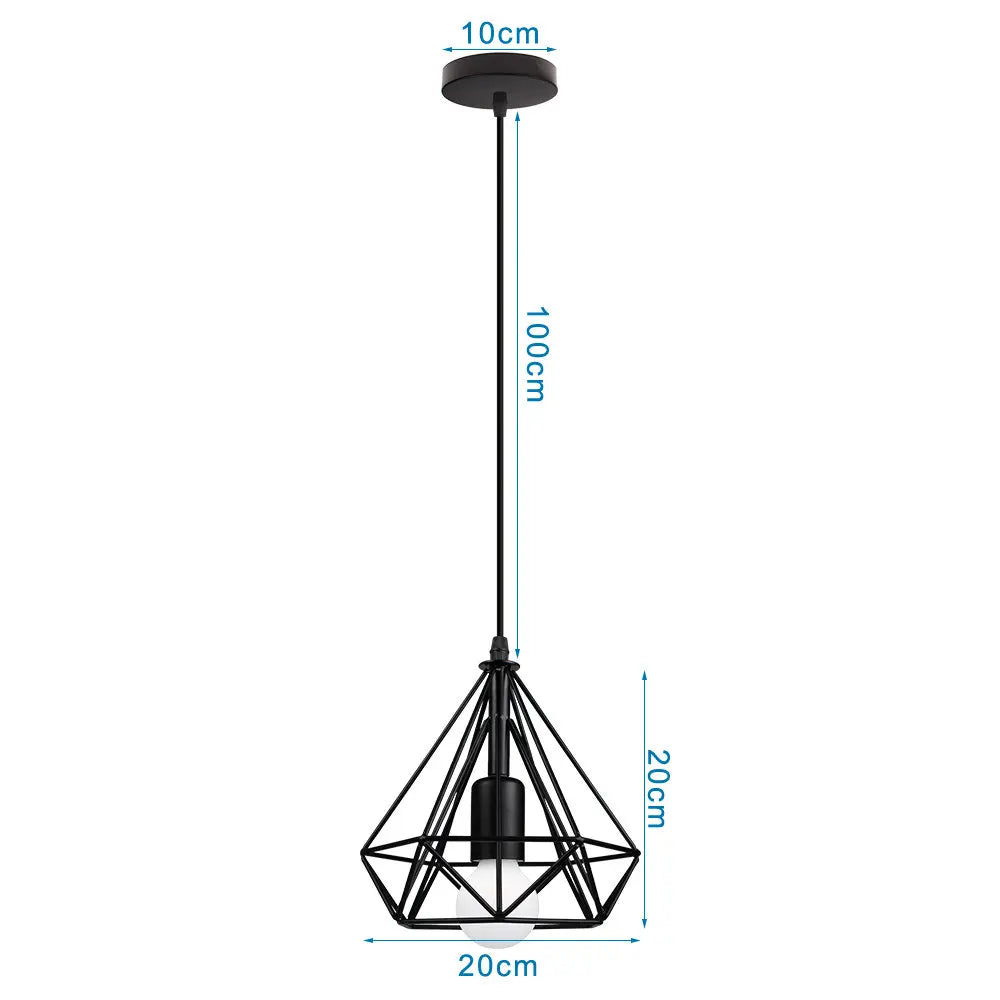 suspension rétro industrielle style loft vintage pour intérieur - vue 16 sur 30