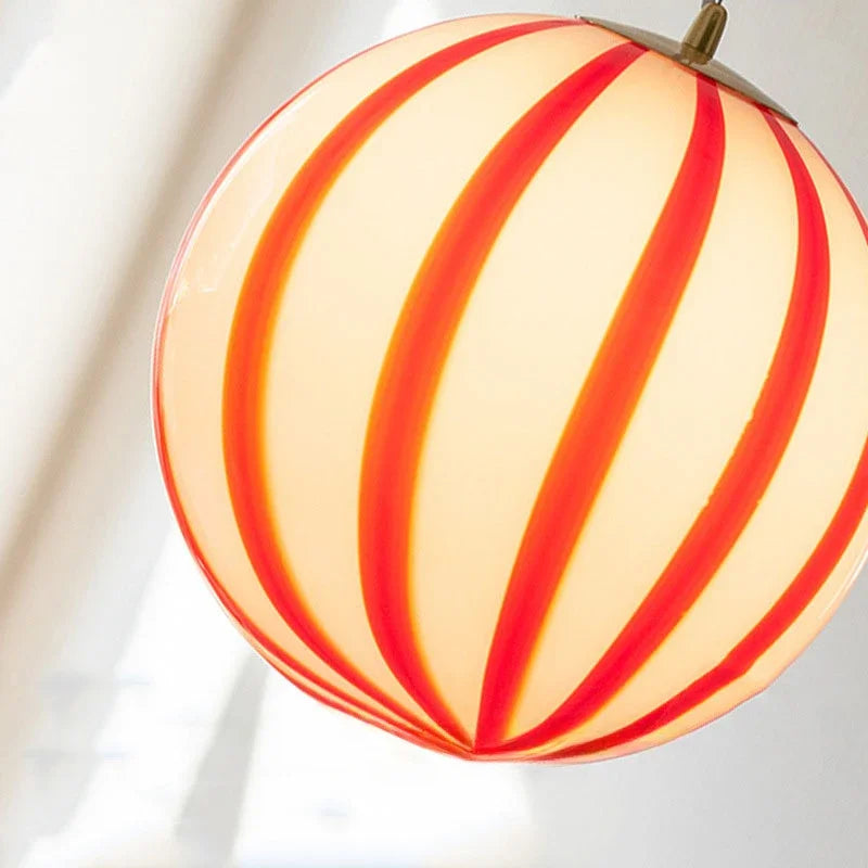suspension créative en forme de boule de bonbon décorative à LED - vue 7 sur 8