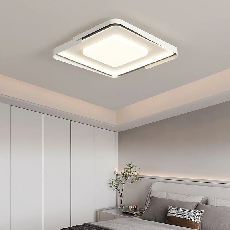 plafonnier led moderne intérieur à intensité variable pour tous les espaces - vue 5 sur 12