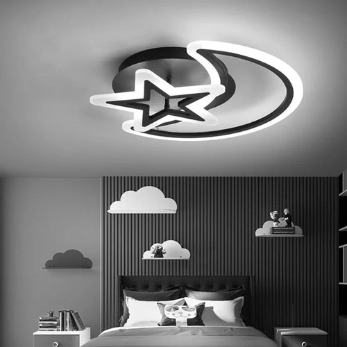 Minimalist LED ceiling light for modern interior decor - vue 2 sur 11