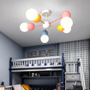 Nordic minimalist children's room chandelier