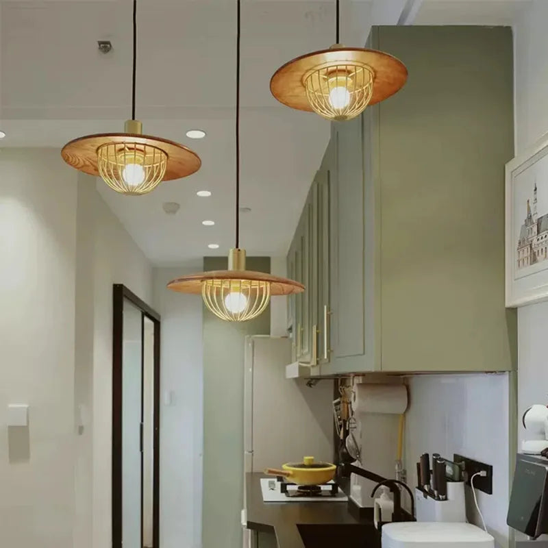 lustre rétro led loft suspension moderne luminaire - vue 7 sur 8