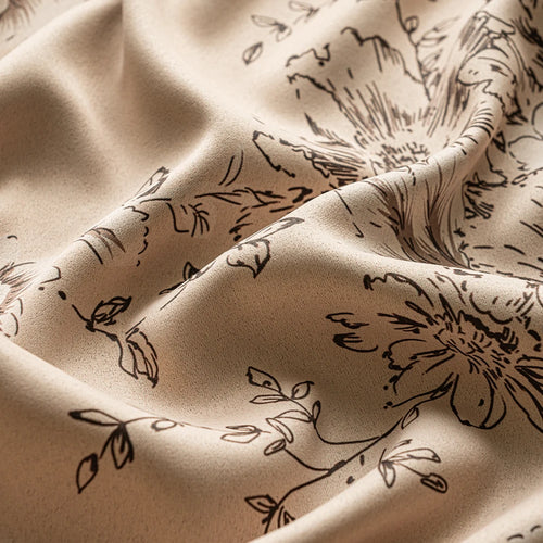 Rideau occultant floral moderne pour salon chambre