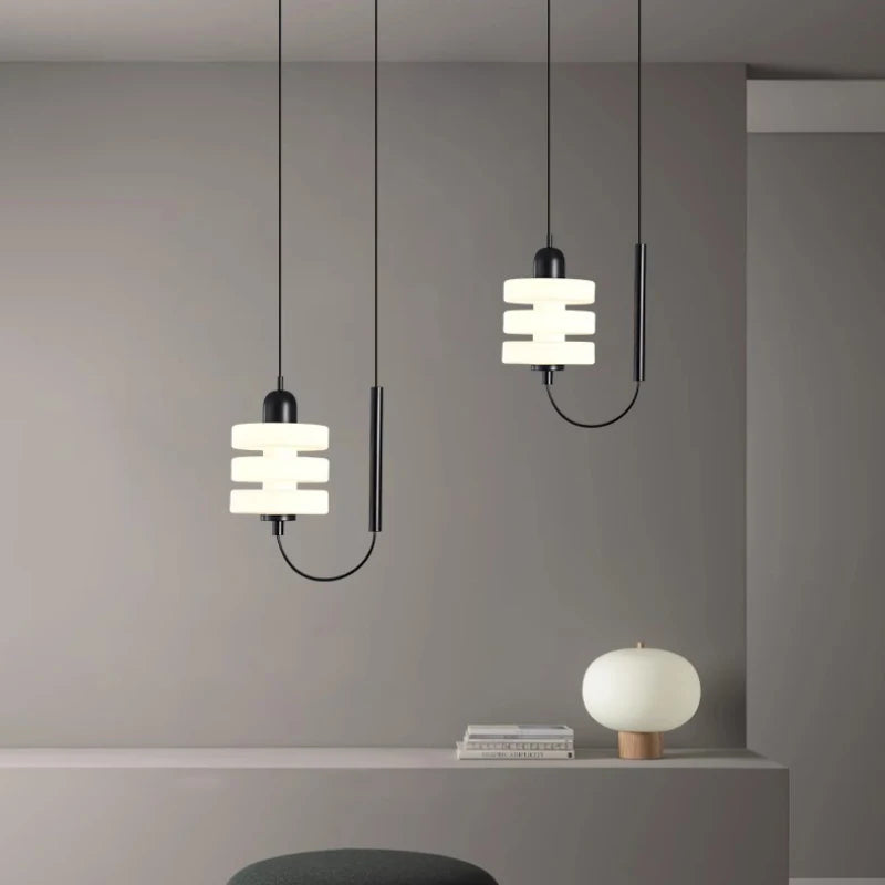 lustre en verre nordique pour décoration intérieure moderne - vue 2 sur 7