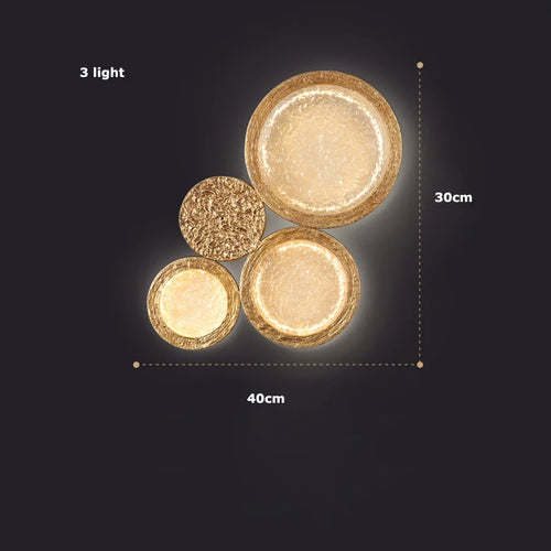 applique murale led en cuivre avec miroir magique décoratif - vue 10 sur 9