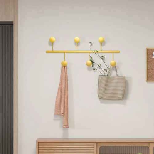 porte-vêtements nordique léger pour organisation et décoration intérieure
