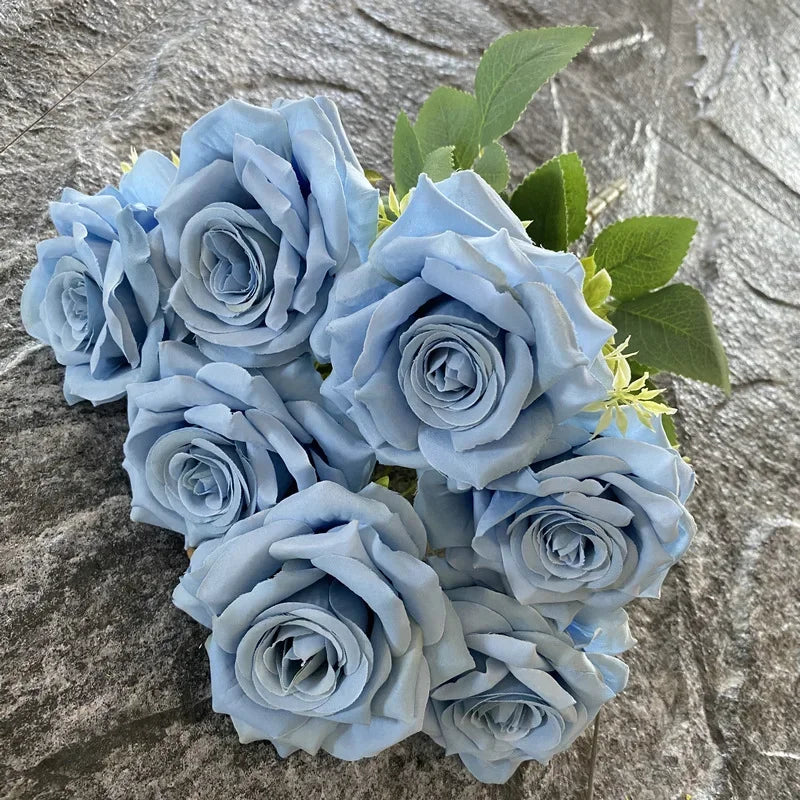 bouquet de roses artificielles décoratives pour événements et salles - vue 11 sur 15