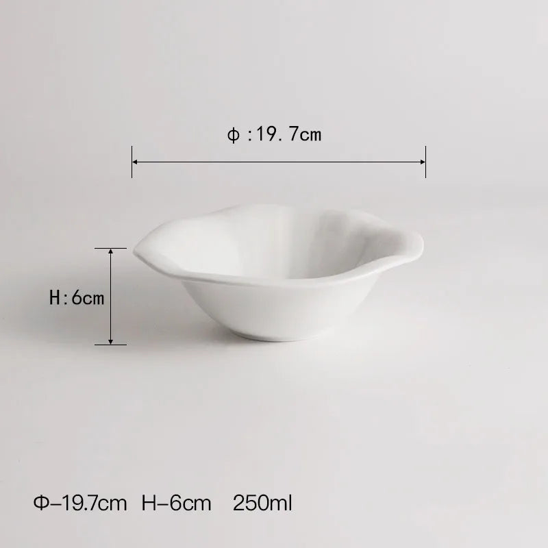 Bol profond en céramique style minimaliste élégant