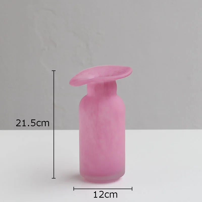vase en verre pour arrangement floral décoration moderne - vue 9 sur 10