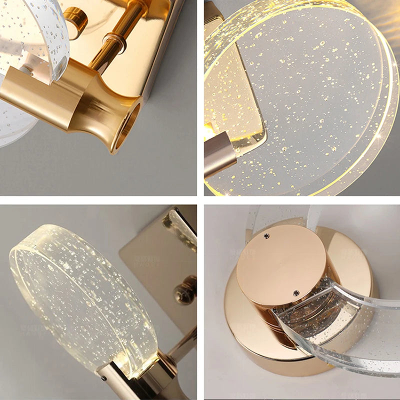 lustre suspendu en cristal led nordique pour intérieur - vue 7 sur 16