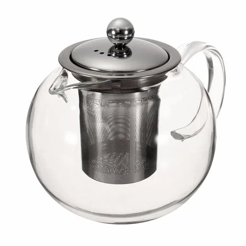 theiere en verre resistant a chaleur avec infuseur