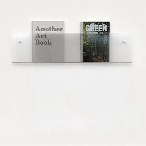 étagère à livres en acrylique support de rangement mural design moderne - vue 16 sur 17