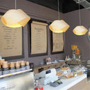 Vintage Chinese style bamboo and wood pendant LED light for bedroom, living room or dining table
