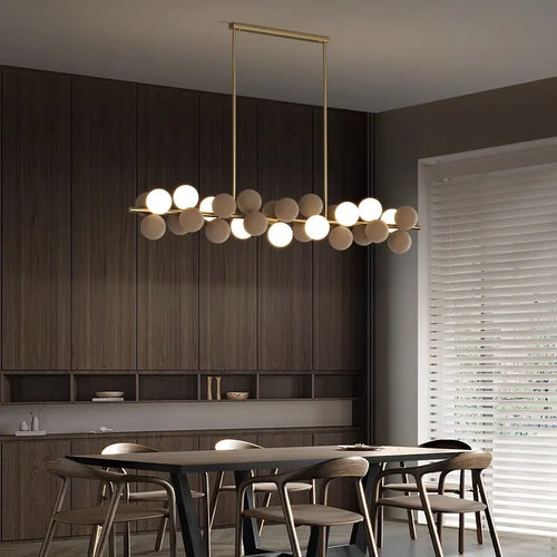 suspension led moderne salon salle manger - vue 3 sur 11