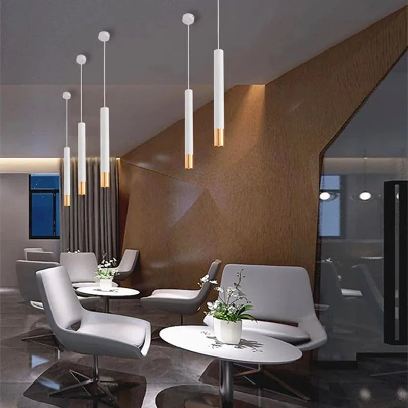 suspension nordique à led design moderne à intensité variable - vue 5 sur 8