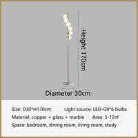 lampe à poser en verre spirale pour décoration intérieure