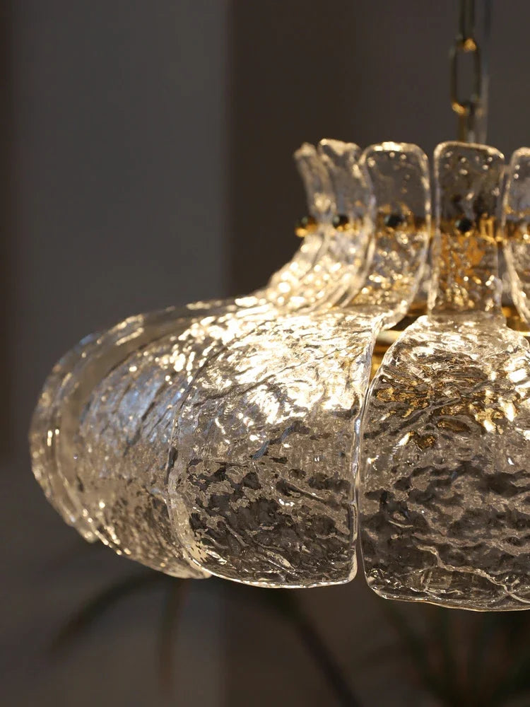 lustre rétro en verre style américain pour décoration intérieure - vue 5 sur 7