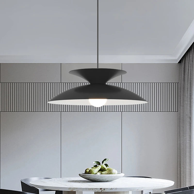 lustre de bar créatif nordique suspension longue ligne - vue 6 sur 22