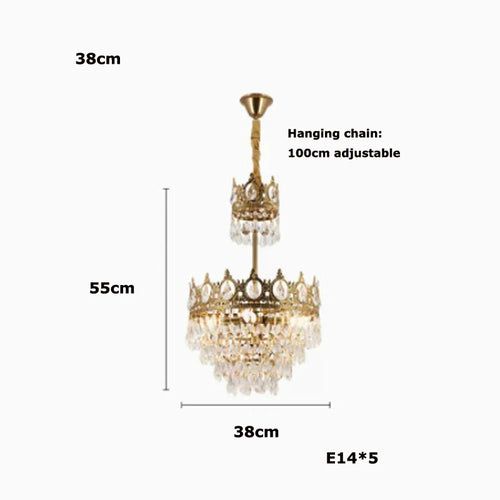 lustre en cristal k9 dimmable pour un éclairage élégant - vue 16 sur 16